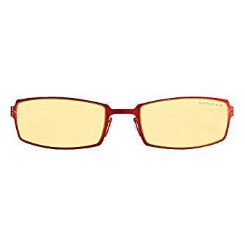 商品gunnar ppk ppk-03601 防蓝光电脑护目平光眼镜 火焰红色镜框琥珀